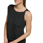 Women's Jewel-Neck Cap-Sleeve Twist-Shoulder