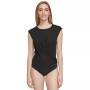 Women's Wrap-Style Cap-Sleeve Bodysuit