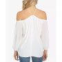 Women's Off-The-Shoulder Halter Neck Blouse