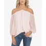 Women's Off-The-Shoulder Halter Neck Blouse