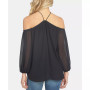 Women's Off-The-Shoulder Halter Neck Blouse