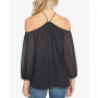 Women's Off-The-Shoulder Halter Neck Blouse