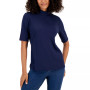 Cotton Mock-Neck Top, Created for Macy's