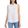 Women's Linen Blend Popover Top, Created for Macy's