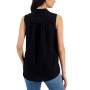 Women's Linen Blend Popover Top, Created for Macy's