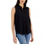 Women's Linen Blend Popover Top, Created for Macy's