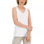 Petite Cotton Lace-Trim Tank Top, Created for Macy's