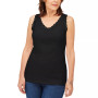 Petite Cotton Lace-Trim Tank Top, Created for Macy's