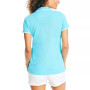 Women's Crafted Ocean Split-Neck Polo Top