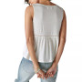Women's Lace-Front Sleeveless Tank Top