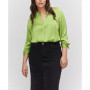 Women's Satin Finish Flowy Shirt
