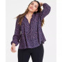 Women's Ditsy Floral-Print Peasant Blouse, Created for Macy's
