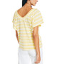 Women's Striped Smocked Top