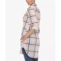 Women's Plaid Tunic Top Shirt