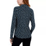 Women's Printed Ruched Snap-Front Top, Created for Macy's