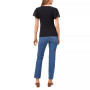 Women's Flutter Short Sleeve V-Neck Knit Top