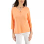 Cotton Henley V-Neck Top, Created for Macy's