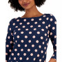 Petite Polka-Dot Top, Created for Macy's