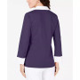 Cotton Layered-Look Woven Top, Created for Macy's