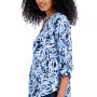Women's Foliage Flutter Printed Utility Top, Created for Macy's
