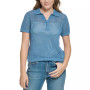 Women's Cotton Open-Stitch Polo Shirt