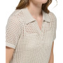 Women's Cotton Open-Stitch Polo Shirt