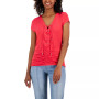 Women's Lace-Up Ruched Top, Created for Macy's