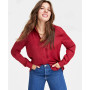 Women's Satin Jacquard Shirt, Created for Macy's