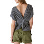 Women's Sandwash Twist-Back T-Shirt