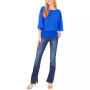 Women's Smocked-Waist Top