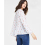 Women's Floral-Print Peasant Blouse, Created for Macy's