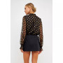 Women's Polka Dot Chiffon Blouse