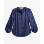 Women's Button-Front Jacquard Shirt, Created for Macy's