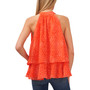 Women's Tie-Neck Double-Layer Sleeveless Halter Blouse
