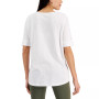 Petite Cuffed-Sleeve Henley-Neck Top, Created for Macy's