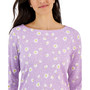 Women's Cotton Free Bloom Printed Top, Created for Macy's