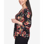 Women's Classics Tossed Floral Pointed Hem Top