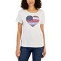 Women's Rhinestone Heart Graphic T-Shirt, Created for Macy's