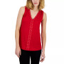 Women's V-Neck Stud-Trim Tank Top, Created for Macy's