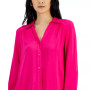 Women's Roll-Tab Button-Down Long Blouse, Created for Macy's, Regular & Petite