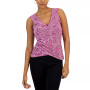 Women's Printed Mesh Crossover Top, Created for Macy's