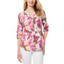 Women's Watercolor V-Neck Kelly Blouse