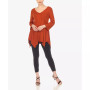 Women's Empire Waist Tunic Top