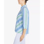 Women's Classics Mitered Stripe Button Down Top