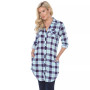 Women's Piper Stretchy Plaid Tunic