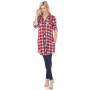 Women's Piper Stretchy Plaid Tunic