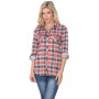 Women's Oakley Stretchy Plaid Top