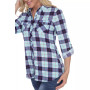 Women's Oakley Stretchy Plaid Top