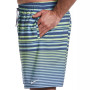 Men's Big & Tall Fade Stripe Breaker 9" Swim Trunks
