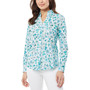 Women's Cotton Printed Button-Up Shirt